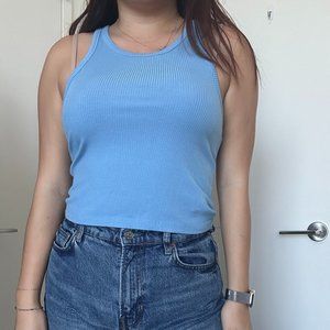 ARITZIA - Wilfred Blue Tank (Size L) (NEVER WORN)
